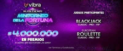 La Fortuna Vibra promotion banner